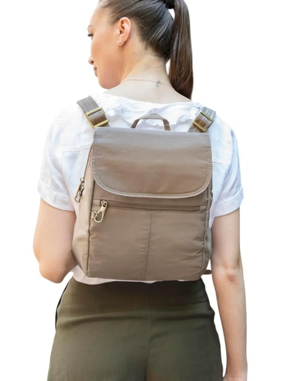 Travelon Anti-Theft Signature Slim Backpack - 11